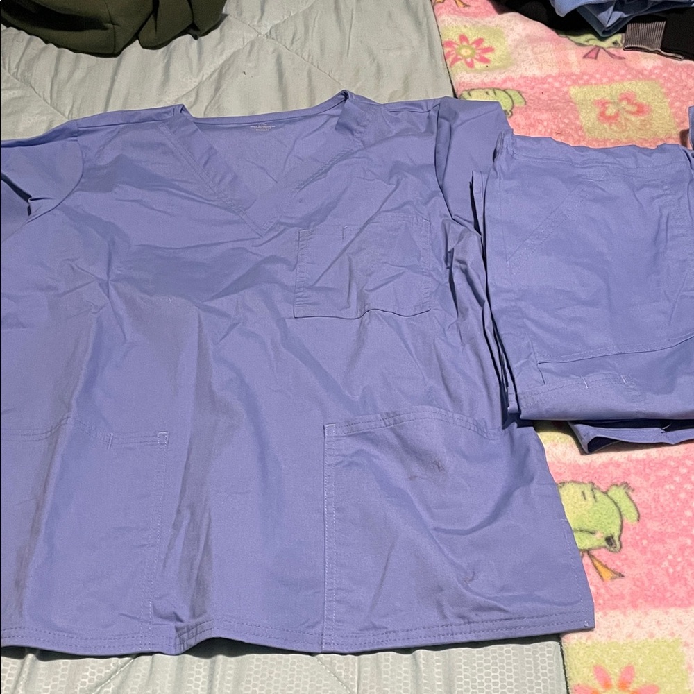 Scrubstar Lavender Scrub Top
